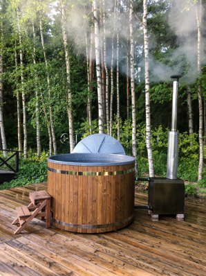 Лестница для  фурако ( купели 550 мм. лиственница)