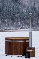 Водогрейная печь для фурако Тутуяс в деревянном массиве