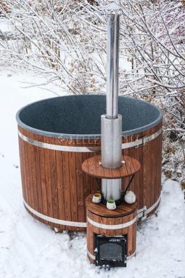 Водогрейная печь для фурако Тутуяс в деревянном массиве