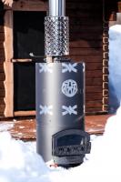 Банная печь периодического действия с прямым нагревом камней