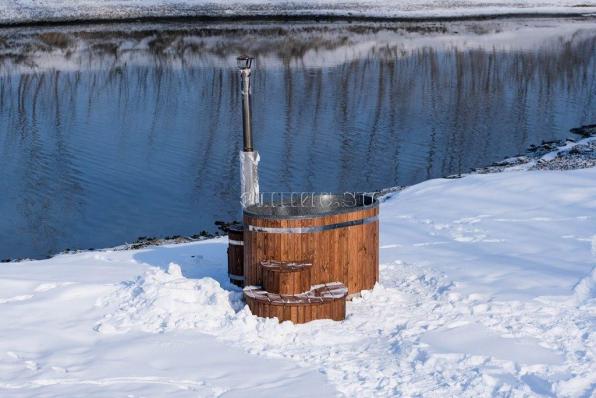 Купель с пластиковой вставкой (овальная)