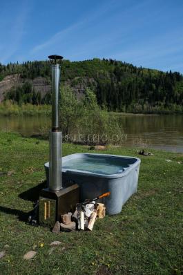 Водогрейная печь для фурако Уса нержавеющая сталь