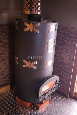 Банная печь Элпис периодического действия с прямым нагревом камней