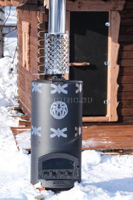 Банная печь Элпис периодического действия с прямым нагревом камней