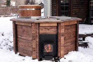 Купель с подогревом нержавеющая сталь