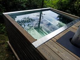 Купель с подогревом нержавеющая сталь