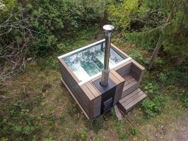 Купель с подогревом нержавеющая сталь