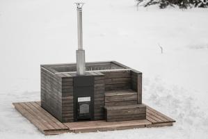 Купель с подогревом нержавеющая сталь