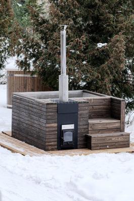 Купель с подогревом нержавеющая сталь