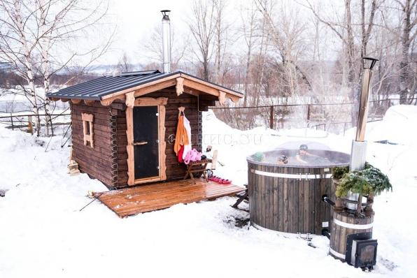 Фурако 1700 мм ( Купель с подогревом + крышка)