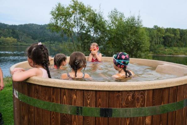 Фурако/ Купель с подогревом  2000 мм. (с шезлонгом)