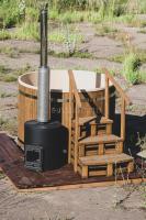 Лестница-подиум с перилами