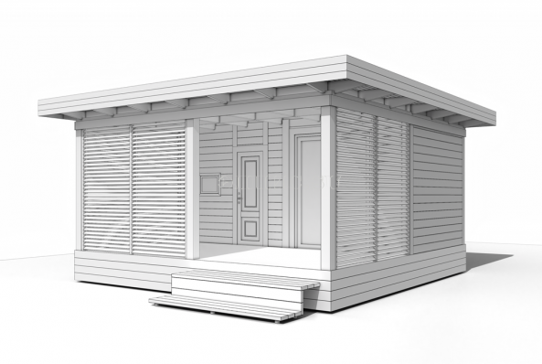 Русская паровая баня Элпис (  ставлафт. массив кедр 25 м2 )